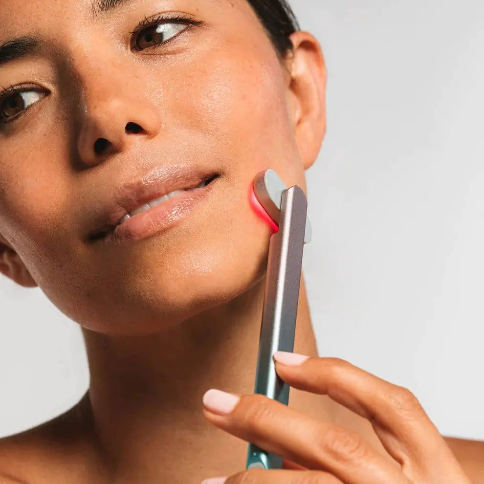 Microcurrent Red Light Facial Massager